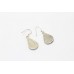 Earrings Silver 925 Sterling Dangle Drop Women Onyx Gem Stone Handmade C751